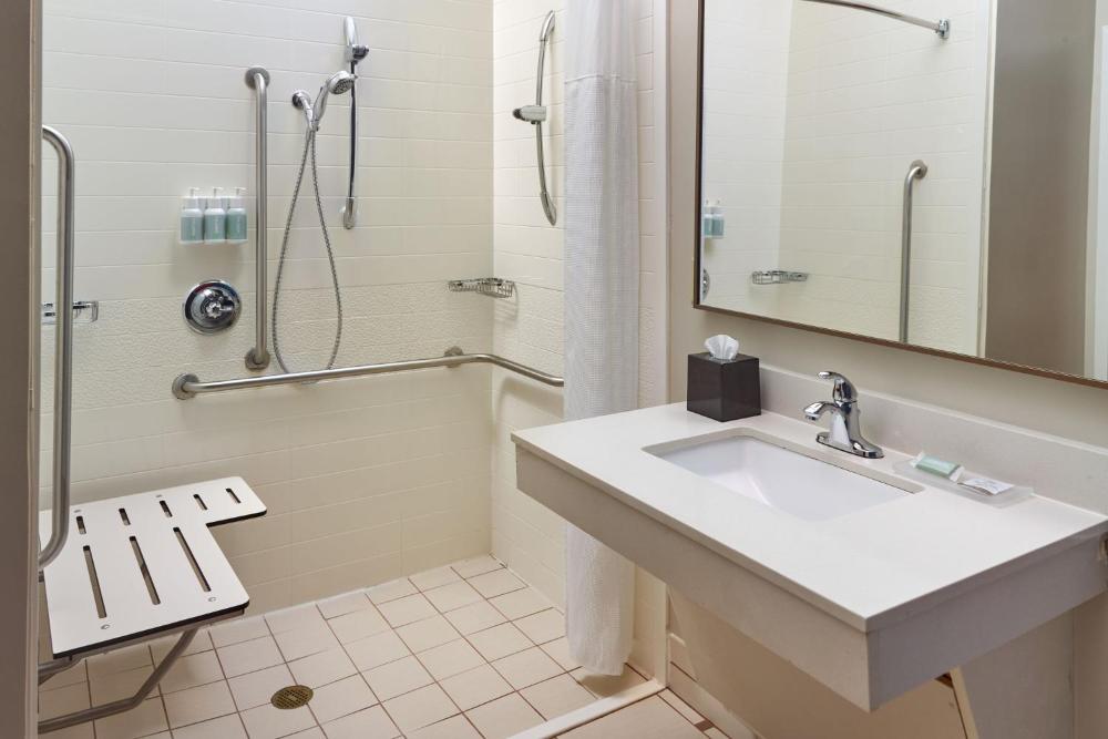 King Studio with Sofa Bed and Roll-in Shower - Mobility and Hearing Accessible interior